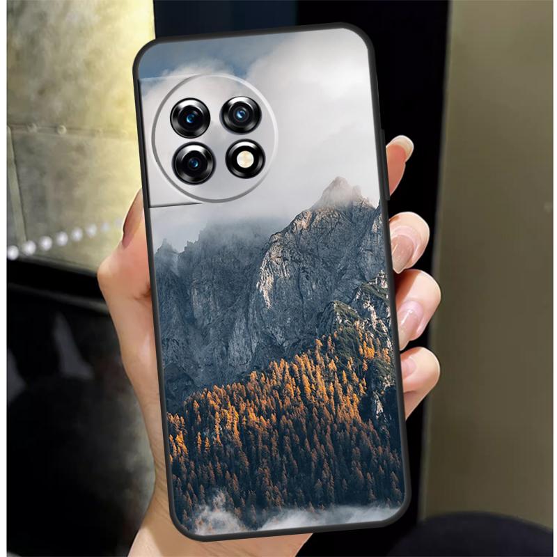 Beautiful Mountain Forest Nature Cover For OnePlus Nord 4 CE 3 2 Lite N30 N20 N10 OnePlus 13 12 11 10 Pro 10T 8T 12R 13R Case