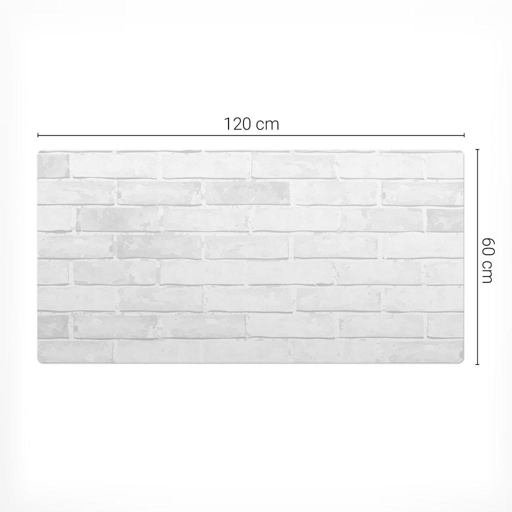 Desk Mat With Graphics For Home And Office Retro Brick Wall 120X60 Cm