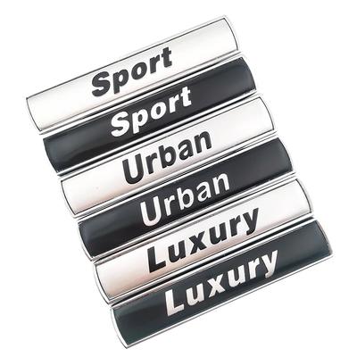 1 st Bilstyling Lyxig Urban Sport Logotyp 3D Bil Auto Skärm Bakre Emblem Märke Klistermärke för E36/E30/E34/E39/E46/E60/E90/F10/F30