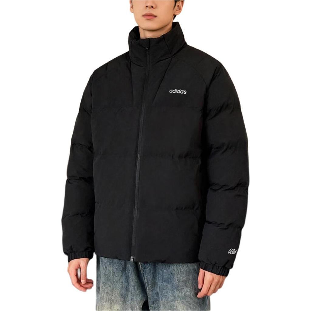 adidas Down Jackets Men's Black Stand Collar Moderate KC4635