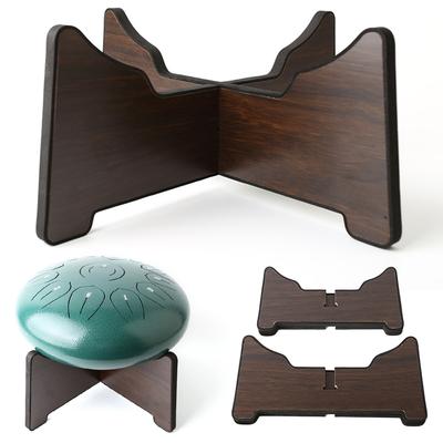 מעמד תוף Handpan מחזיק סנר מתפרק מחזיק רצפה למכשיר הקשה בגודל 8/10 אינץ'