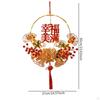 Lunar Year Floral Wreath for Home Celebration