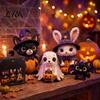 Halloween DIY-Schmuck Freunde Patchwork-Set, Tiernähen Machen 4er-Set Entzückende Charaktere, Bastelset für Anfänger Handgemachtes Geschenk Feiertagsdekoration