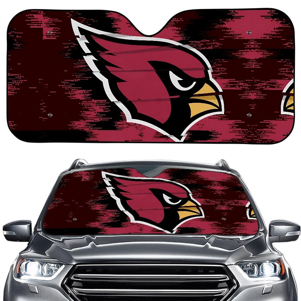 Custom US Football Print Car Sun Shade: Summer Heat & UV Protection