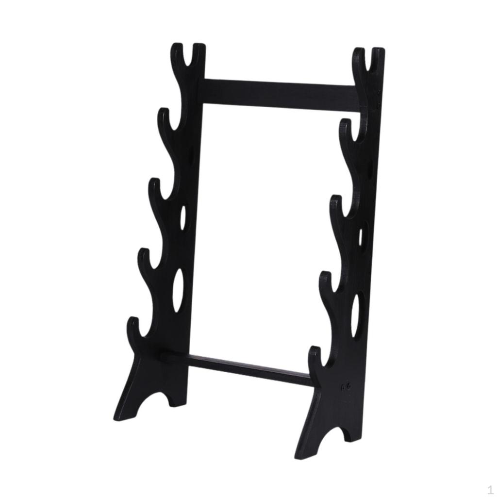 Suport de afișare Sword Suport Samurai Suport de depozitare stabil cu 5 straturi Suport de perete pt