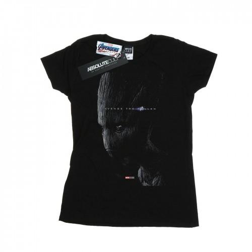 Marvel Womens/Ladies Avengers Endgame Avenge The Fallen Groot Cotton T-Shirt