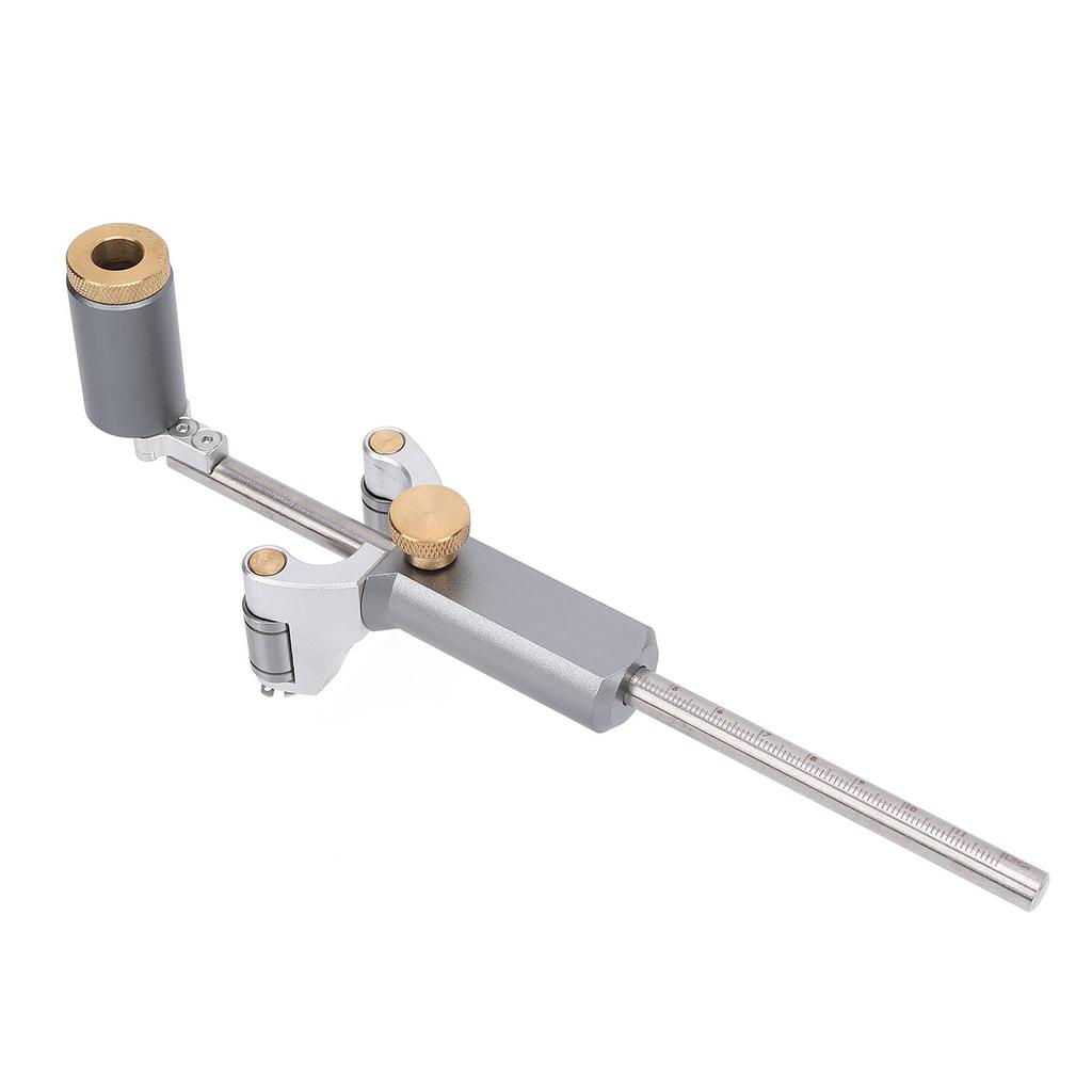 Woodworking Linear Arc Scriber Ruler 0120mm Range Parallel Line Drawing Tool Wheel Marking Gauge