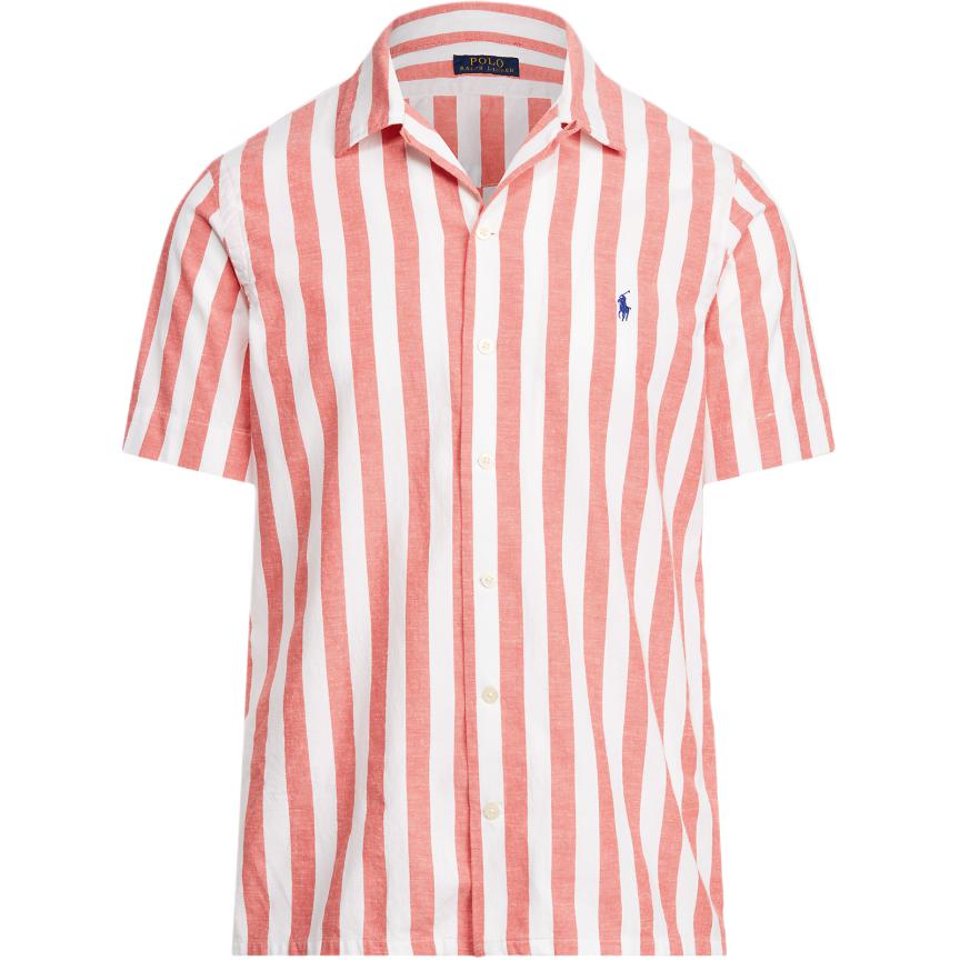 

Polo Ralph Lauren Классический крой Хлопковое поло в полоску Мужские рубашки 710833996-003 XS