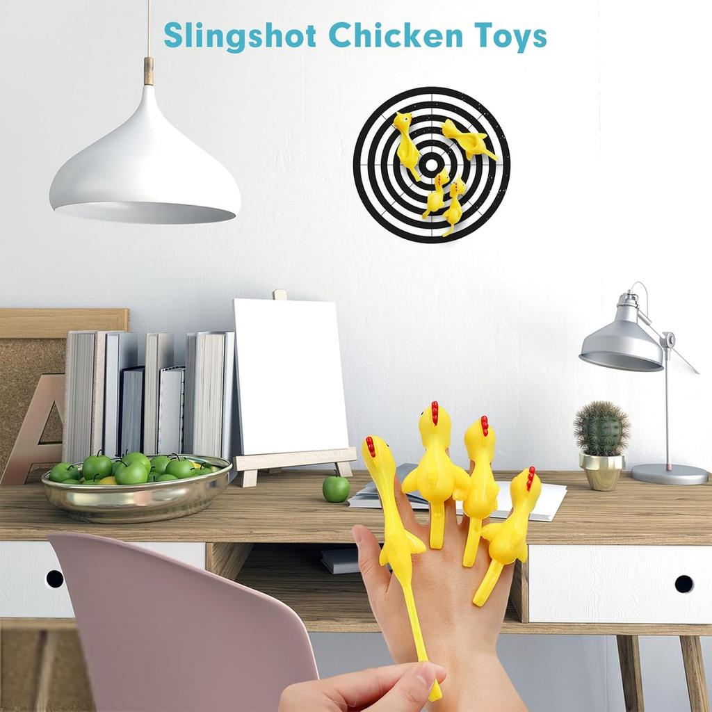 30 pieces of rubber chicken stretch chicken toys, rubber flying chicken toys, chicken pull toys, chicken game toys, chicken stretch toys, chicken toy
