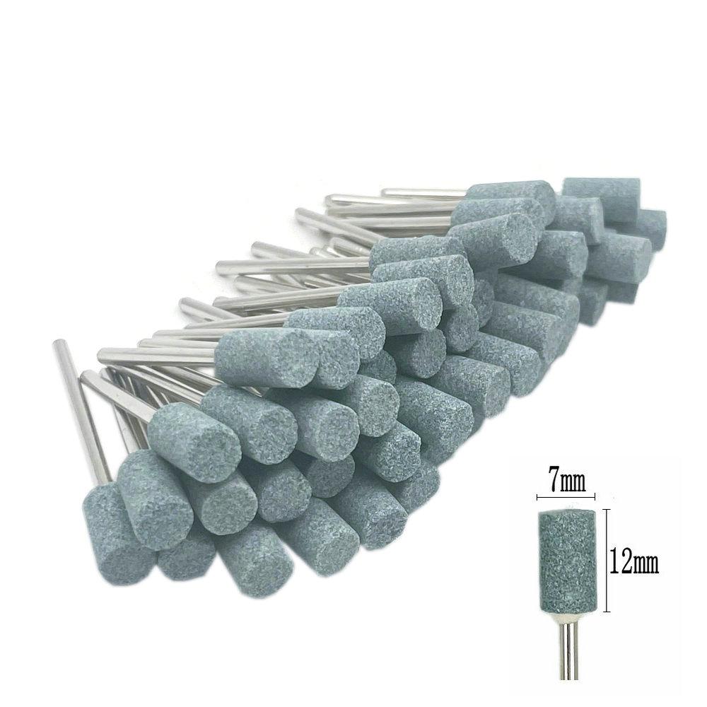 50pcs/set  Dental Stone Grinder Polisher Burs For Contouring Shaping Porcelain Dental Rotary Stone Polisher 2.35mm Shank