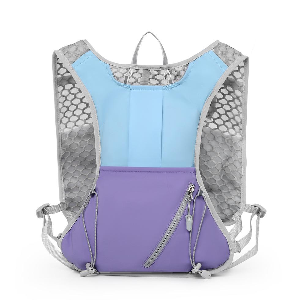 Bolsa de Ciclismo para Exteriores Mochila de Running Todoterreno Mochila con Bolsa de Agua Ligera Mochila de Maratón y Montañismo Transpirable para Hombre y Mujer