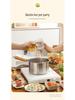 Multifunctional Mini Deep Fryer & Milk Pot with Frying Basket