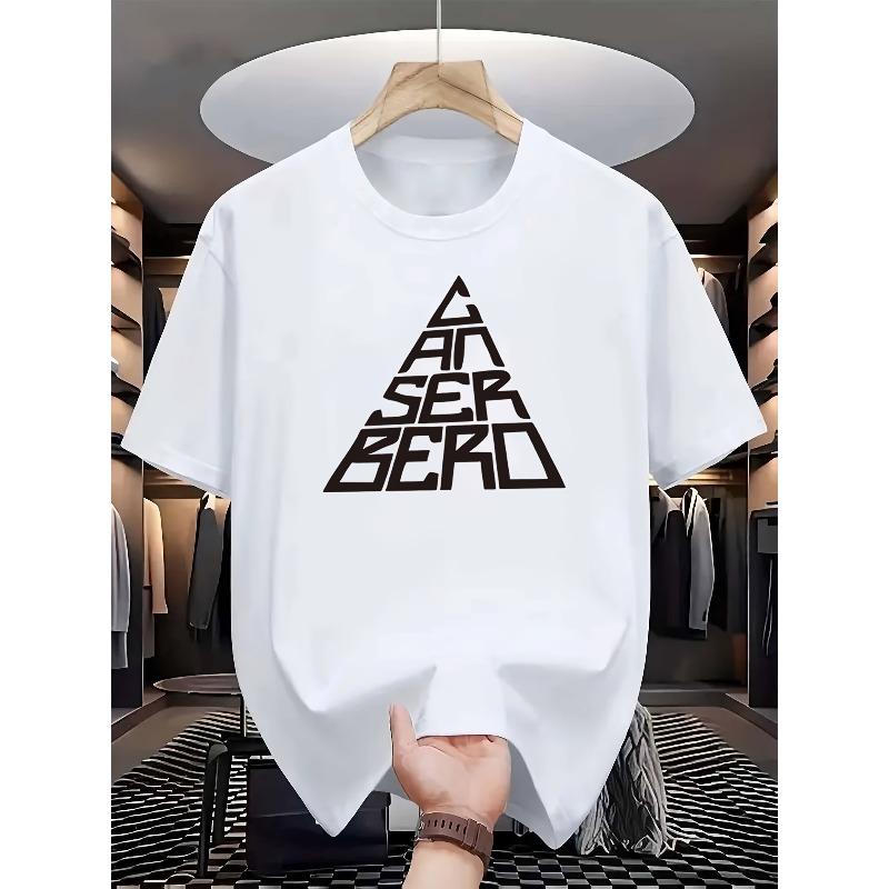 Европейские размеры Мужская модная футболка с принтом S