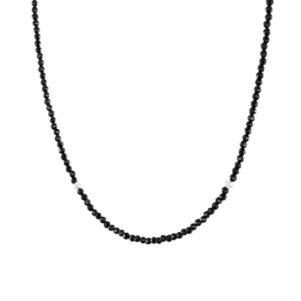 Jestina J.Fenella Black Spinel Bead Necklace 2Mm (Jjjtnn3Bf039Sr420)