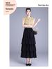 White 3-Tier Lace Trim Flare Skirt - Spring/Summer 2026 Collection