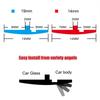 Car Window Rubber Seal Strip - Auto Door Edge Sealing Strip for Roof & Windshield - Dustproof & Waterproof Sealant
