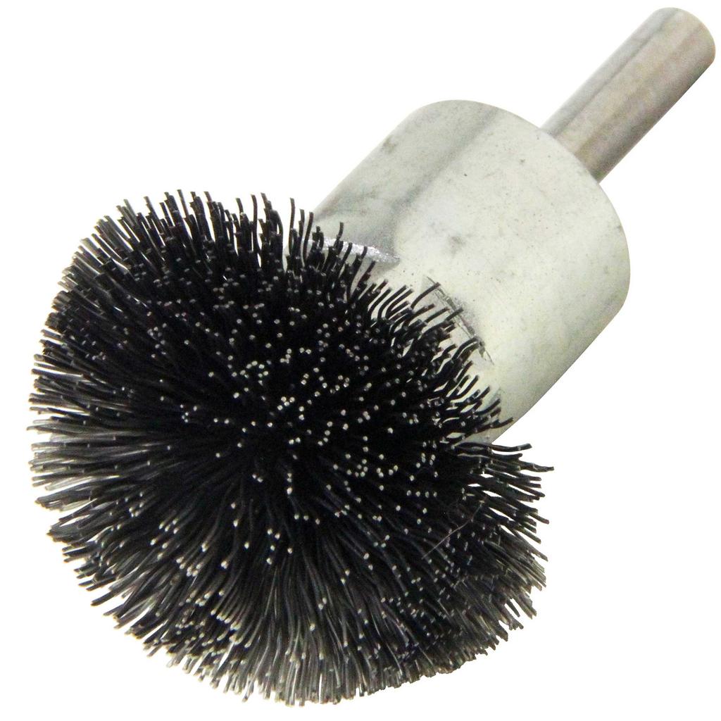 SK11 6mm shaft mounted 40mm (SK11) diameter, umbrella-type brush,