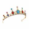 Rhinestone Queen Princess Crown Baroque AB Crystal Headwear Bridal Tiara Headband  Birthday Gift