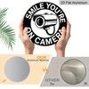 2D Flat Aluminum Retro-style Security Camera Wall Decoration, 7.87 Inches X 7.87 Inches. Suitable for Cafes, Living Rooms, Kitchens, Bars, Porches