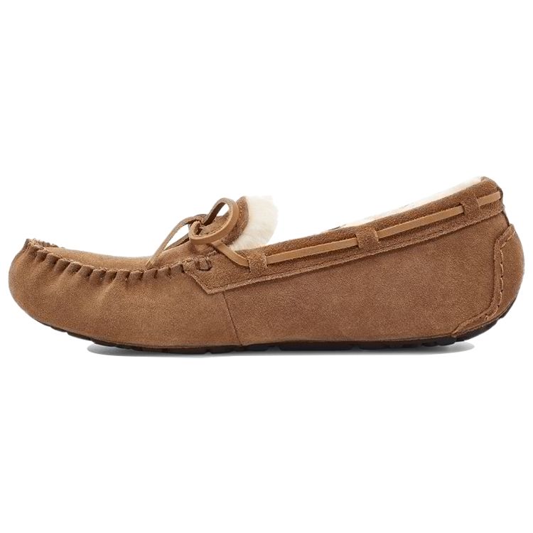 

UGG Olsen Тапочки с флисовой подкладкой Теплые спортивные повседневные туфли без застежек Мужские тапочки Каштан 1003390-CHE