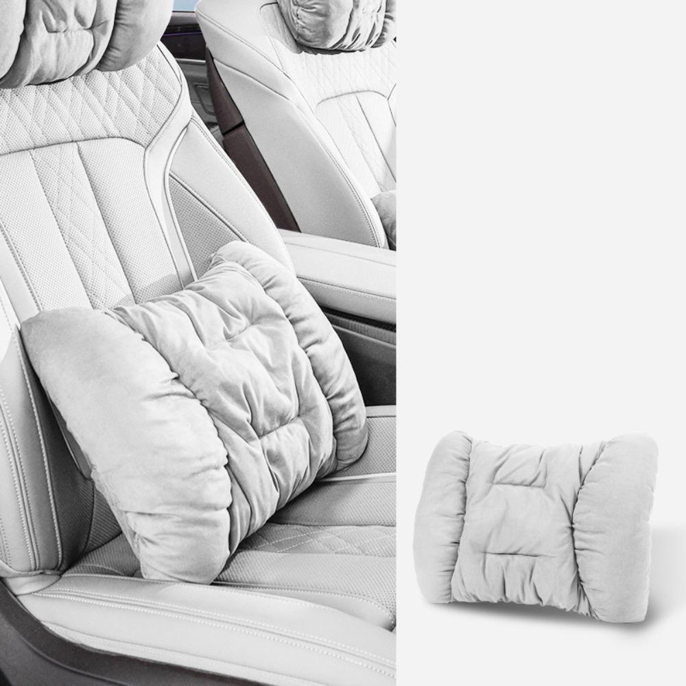 Universal Winter Plush Car Headrest Comfort Lumbar Pillow Support Car Seat Neck Rest Pillow  Rest