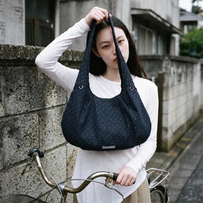 Drop eco shoulder bag_Star navy