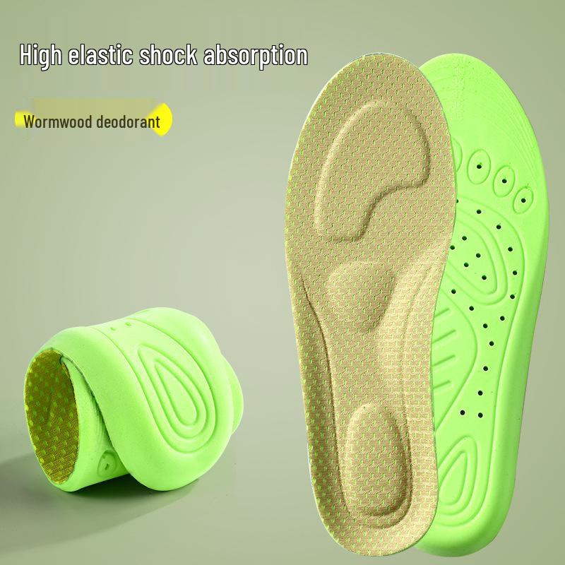 Military Training Odor-Resistant Sweat-Absorbing Arch Support Insoles for Long Standing Comfort