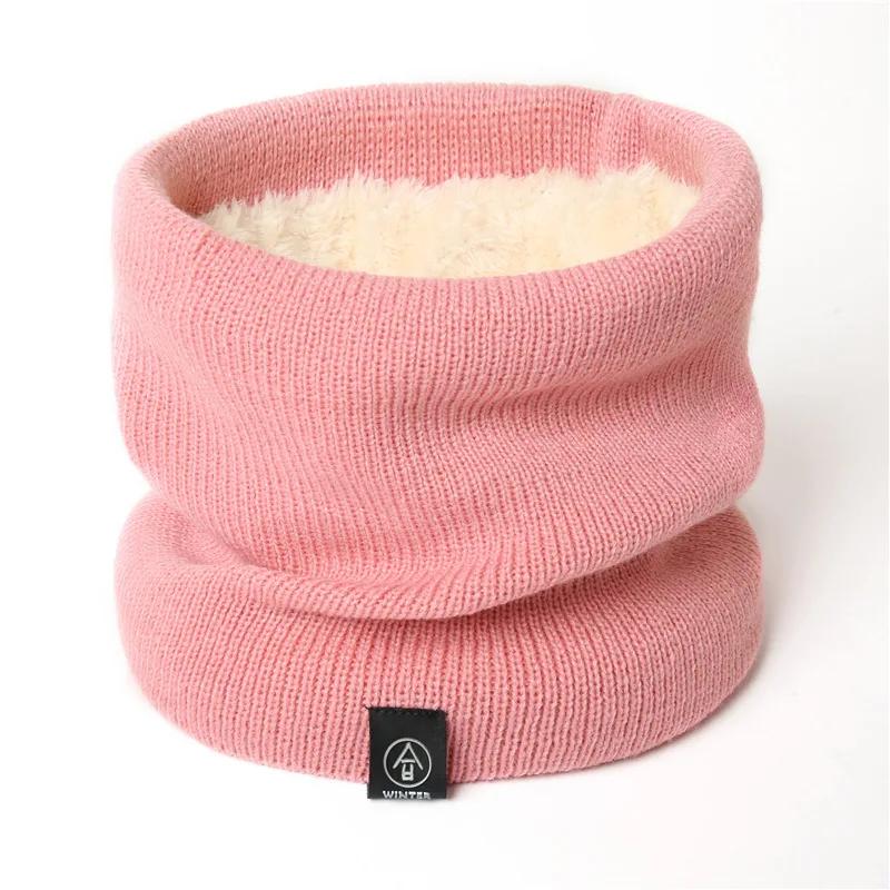 Winter Warm Scarf Woolen Knitting Neck Sport Scarf Men Face Cover Winter Skating Running Warm Scarves Thick Cold-proof Collar