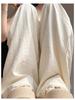 Women's Ice Silk High-Waist Wide Leg Trousers - Summer 2025 Collection