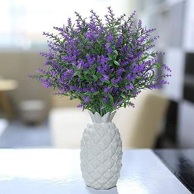 Farmhouse Household Products Shrubs Plants Artificial Lavender Home Garden Decor Fake Flowers