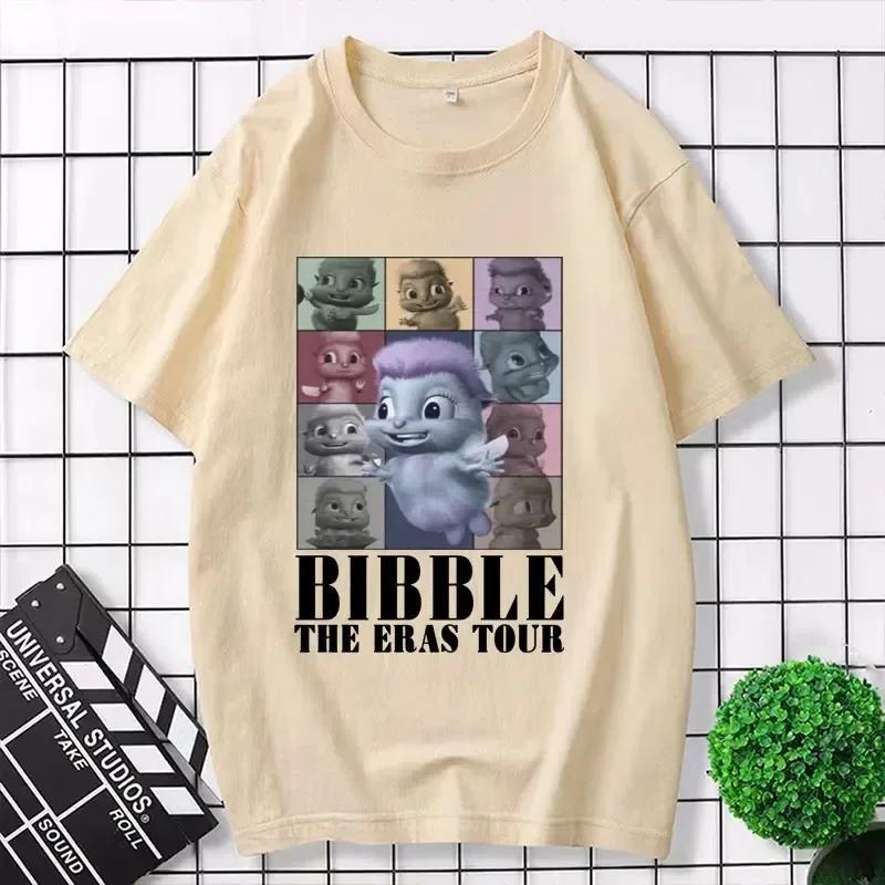 Cute Bibble The Eras Tour T Shirt Boys GirlsUnisex's Aesthetic High Quality Streetwear Summer Oversized Short Sleeve Tops