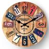 12 Inch Vintage Wooden Clock Coffee Shop Bar Living Room Bedroom Silent Wall Clock Home Decoration Quartz Clock Holiday Gift