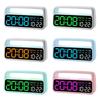 ABS Digital LED Clocks Multi-functional Display Table Clock New Electronic Alarm Clock  for Bedroom
