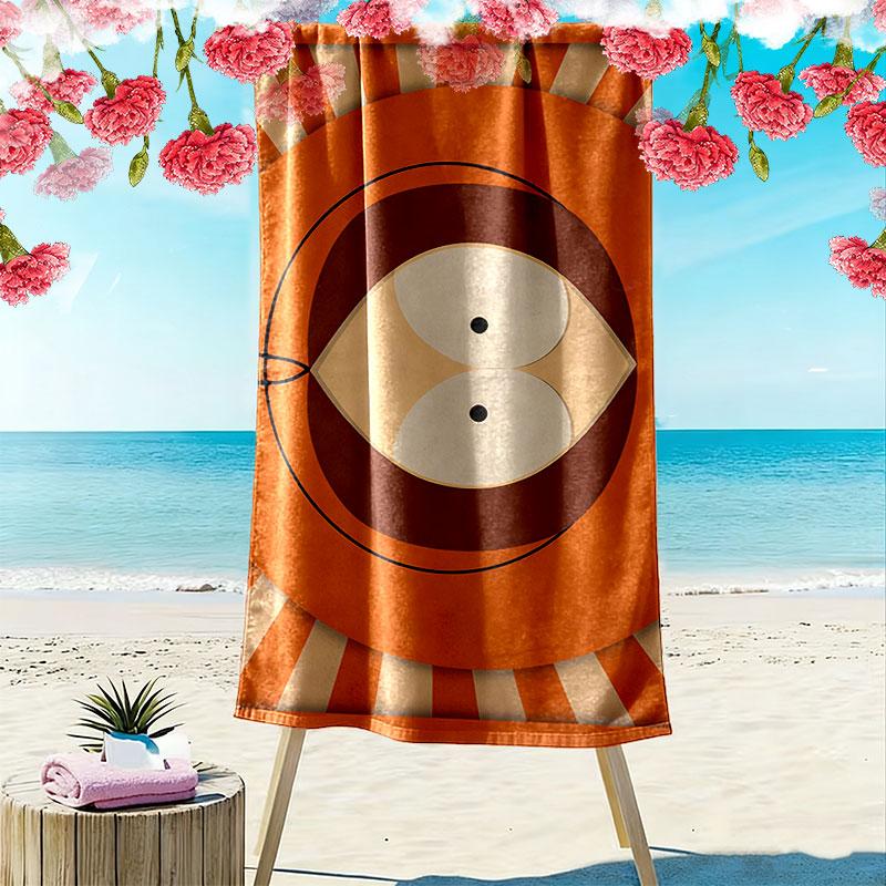 Kenny Print Beach Towel, Large Soft Quick Dry Towel for Beach Camping Swimming