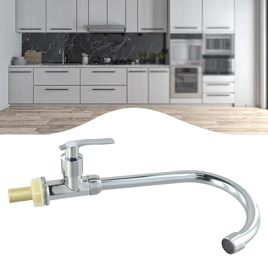Bathroom Faucet Bent Cold Water Kitchen Sink Plastic Steel