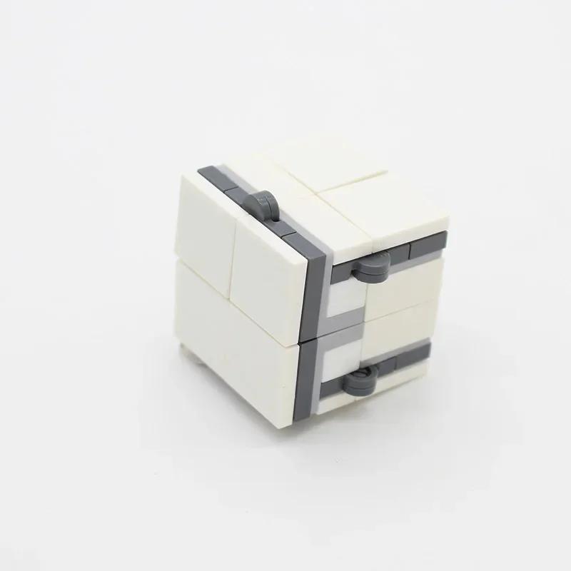 Non-Toxic Building Block Bricks Toy Puzzle Smart Fidget Magic Cubes Spinner Fingertip Technical Assembling New Intelligence Toys