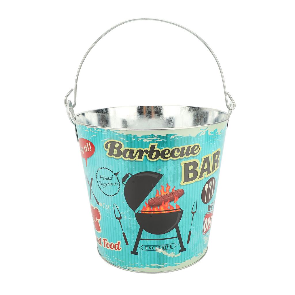 Handheld Ice Bucket Thickened Portable Insulated Beverage Tub Cooler for Party Gathering Outdoor BBQ