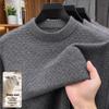 Men's 100% Wool Thermal Crew Neck Sweater