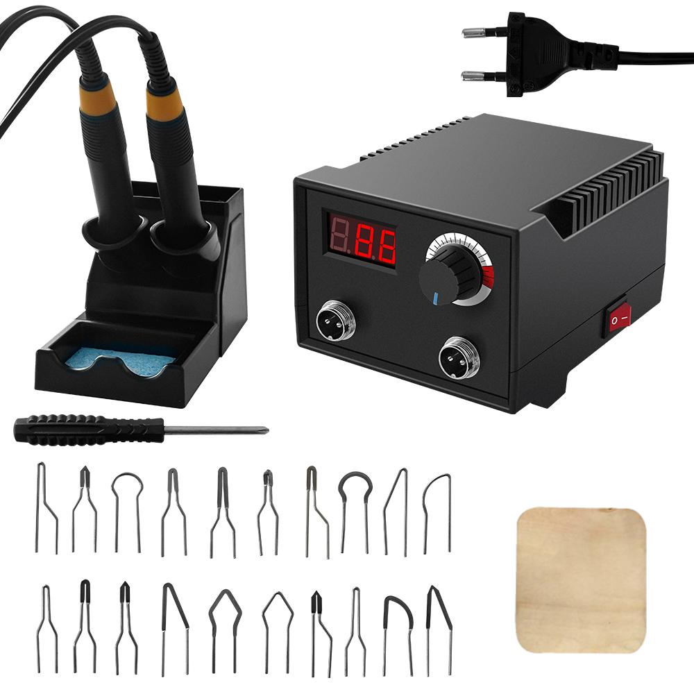 Adjustable Temperature Wood Burner 300-700℃ Heating Wire Pen Tips Station Pyrography Pen Set Electric Soldering Iron AC110V 220V