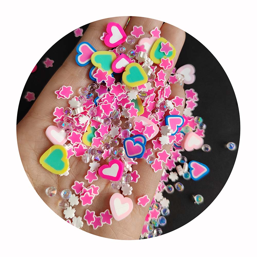 1kg Custom Cartoon Soft Clay Charms Mini Slime Fillers Handmade DIY Crafts Festival Gift Decorations