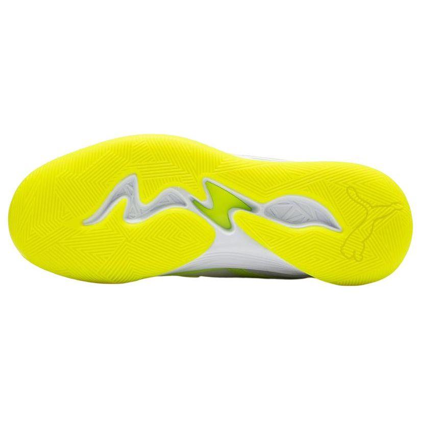 Puma Trc Blaze Court Glow Stick Low Top Basketball Shoes Men Sneakers White Yellow 377400-01