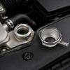 Automotive Cooling System Filler Neck Component with Round Opening and Side Outlet Tube for Radiator Repair Tasks
