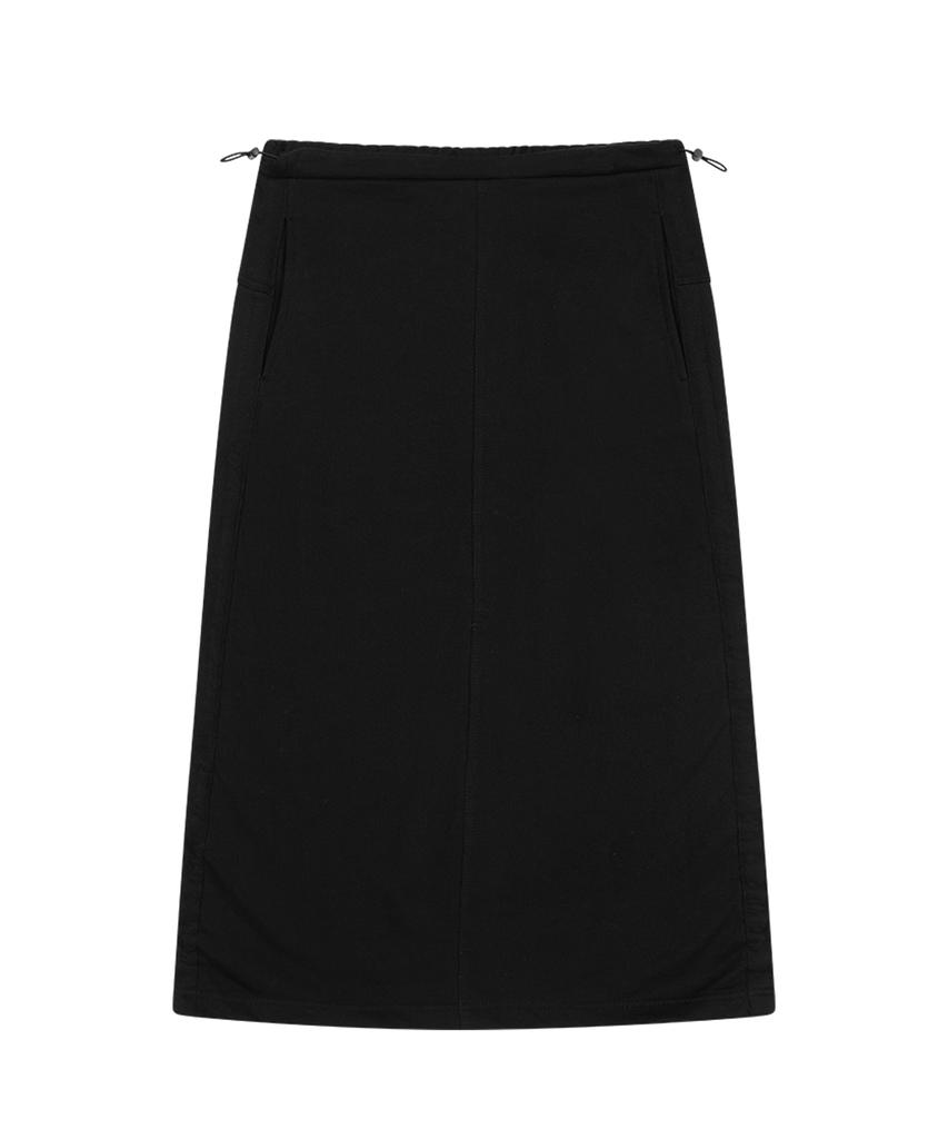Sunday Fruits Market String Sweat Skirt Black