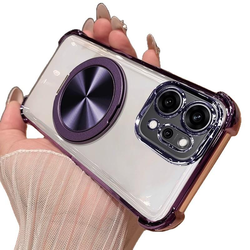 OPPO Reno11Pro Mobile Phone Case Reno11 Decompression Rotating Bracket Reno11F Magnetic Protective Case