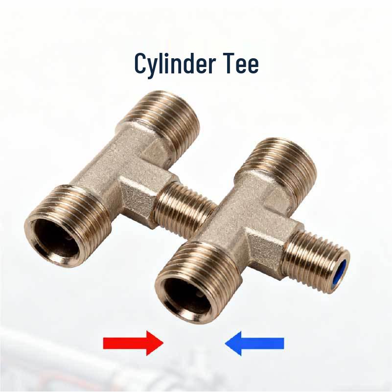 Stainless Steel Yacht Oil Cylinder Tee Connector for Steering System