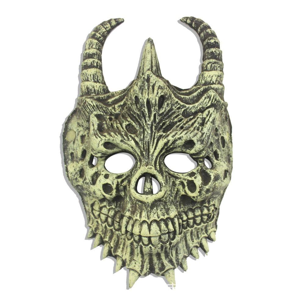 Realistic Full Head Skull Mask Full Head Stage Performance Props Halloween Mask  Masquerade