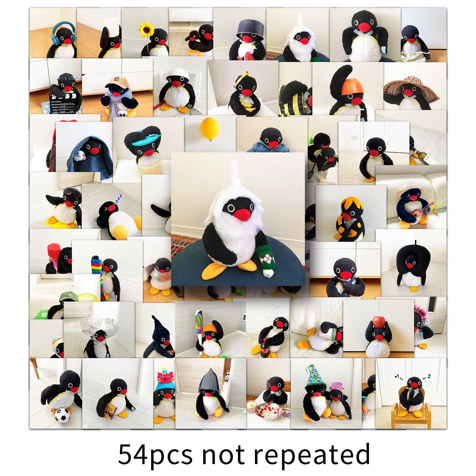 

54 Пингвиненок Дингли Ежедневные Граффити Наклейки Мультяшные Милые Креативные Гука Декоративные Чехол для Мобильного Телефона Водяная Чашка Компьютерные Наклейки