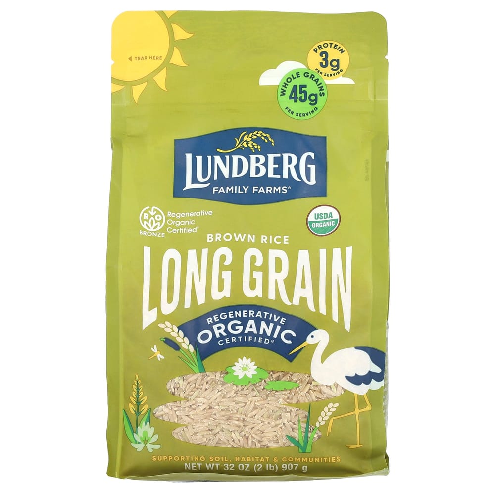 iHerb Long Grain Premium Brown Rice 907g (32oz)