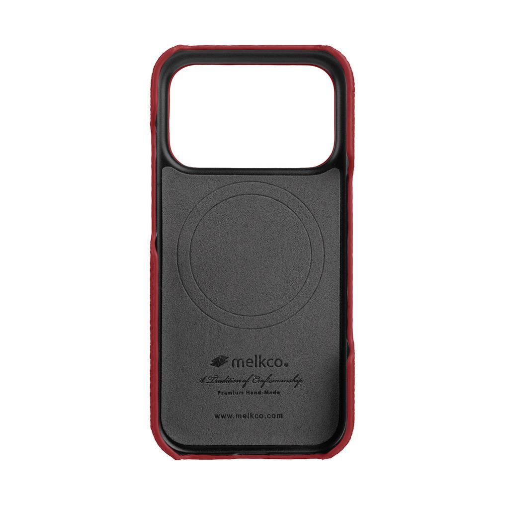 Melkco 100% Genuine Leather with Magsafe Case for Apple IPhone 17 Pro Max Air 17Pro Magnetic Cover Luxury Cowhide Back Cover