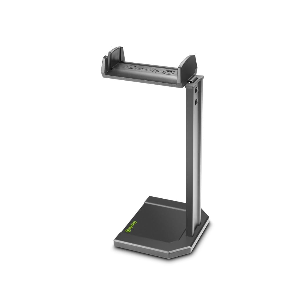 Gravity Monitor Headphone Stand for Tabletop Black GHPHTT01B